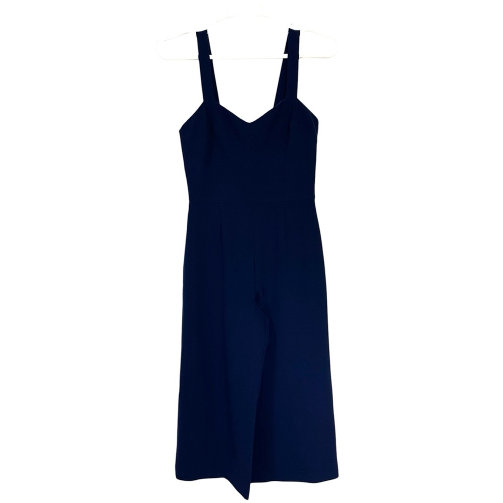 Nicole Miller Navy Stretchy Tech Jumpsuit - Picture 3 of 9